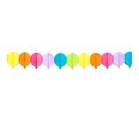 DEGUISE TOI - Guirlande ballons en papier 4 m - 1 Guirlande - Taille Unique - - Decoration/Animation - Papier - -