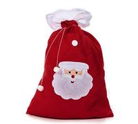 DEGUISE TOI - Hotte du père Noël 69 x 98cm - Hotte - Taille Unique - Rouge - Accessoires pour déguisement - 100% polyester - - Noel
