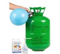 DEGUISE TOI - Kit grande bouteille d'hélium jusqu'à 50 ballons avec Hi-Float - 1 grande bouteille d'hélium - 1 bouteille Hi-Float - Taille Unique - Multicolore - Decoration/Animation - - -