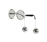 DEGUISE TOI - Lunettes disco adulte argent - Lunettes - Taille Unique - Argenté - Accessoires pour déguisement - Plastique - - Carnaval