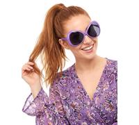 DEGUISE TOI - Lunettes disco adulte violet - Lunettes - Taille Unique - Violet - Accessoires pour déguisement - Plastique - - Carnaval
