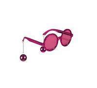 DEGUISE TOI - Lunettes roses disco adulte - Lunettes - Taille Unique - Rose - Accessoires pour déguisement - Plastique - -