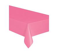 DEGUISE TOI - Nappe rectangulaire Rose en Plastique - 1 Nappe - Taille Unique - Rose - Decoration/Animation - Plastique - -