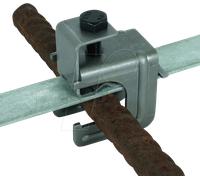 DEHN 308031 - Borne à étrier de pression acier/poli