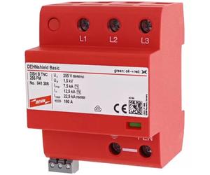 Dehn 941306 DSH B TNC 255 FM Parafoudre combiné optique d'application DEHNshield (941306)