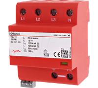 DEHN 941315 - Parafoudres combinés, TT + TN-S, (1+1 circuit), téléphone