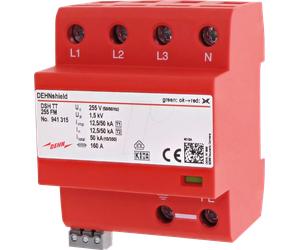 DEHN 941315 - Parafoudres combinés, TT + TN-S, (1+1 circuit), téléphone