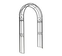 Dehner Arche de Roses Belmont, env. 233 x 132 x 38 cm, métal, Noir