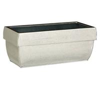 Dehner Cache-Pot, jardinière en Zinc, env. 60 x 18 x 17 cm
