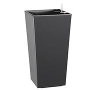 Dehner Elise Pot de Fleur à système d'irrigation Anthracite env. 47 x 25 x 25 cm