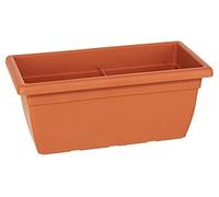 Dehner jardinière akea-dimensions : 60 x 31 x 26 cm en plastique terracotta
