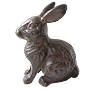 Dehner Lapin, env. 18,5 x 15 x 10,4 cm, en Fonte, Marron.