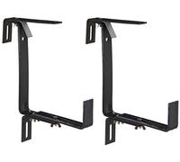 Dehner Lot de 2 Supports Professionnels pour jardinière en métal Anthracite