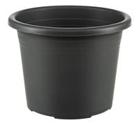 Dehner Pot de Fleurs cylindrique - Résistant au Gel, aux UV et aux intempéries - Pot de Fleurs recy nviron 50 cm de diamètre - Hauteur 36 cm - en Plastique - Anthracite