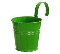 Dehner Semoir Pot avec Support de Repassage, Ø 14 cm, Hauteur 14 cm, Zinc, Vert