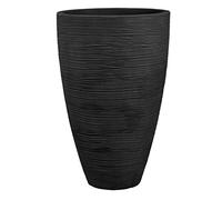 Dehner Vase Vino en Plastique - 40 cm x 60 cm (Diamètre x Hauteur) - Anthracite