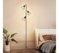 Dehobo lampadaire sur pied salon lampe sur pied lampadaires industriel LED luminaires intérieur sur pied trepied lampe de lecture sur pied pour salon chambre à coucher chambre d'enfant,Pas d'ampoule
