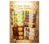Dein Name - Deine Stärken (Wandkalender 2027 DIN A4 hoch), CALVENDO Monatskalender: Stärken-Akrostichons für Anna, Maria, Lena, Julia, Emma, Sophie, Laura, Sarah, Nina, Eva, Mia & Clara