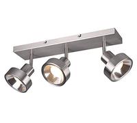 DEINE TANTE EMMA Trio Leuchten 800700307 Leon Spot en métal nickel mat 3 ampoules GU10 non incluses