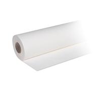 DeinPack Airlaid Lot de 6 Rouleaux de Nappe en Papier uni - Blanc - 25 m x 1,2 m - Idéal pour Les fêtes, Mariages, Anniversaires, décoration et événements