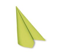 DeinPack Lot de 250 serviettes Airlaid Horeca - 40 x 40 cm - Jaune-vert - Serviettes jetables de qualité supérieure semblables au tissu - Résistantes aux déchirures, absorbantes et indéformables