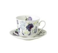Roy Kirkham – Tasse à déjeuner avec sous-tasse Sweety – Porcelaine 45 cl Violet