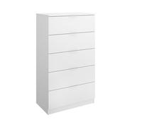 DEKIT GRUPO RIMOBEL Lac XIFONIER, mélamine, Blanc, 109,7 x 60,2 x 39