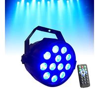 Dekltus Projecteur LED par avec télécommande - Éclairage de scène DMX512 RGBW - Avec télécommande - Pour spectacle, bar, DJ, KTV, discothèque, anniversaire, fête, Halloween