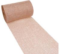 Deko AS GmbH Chemin de Table en Lin Aspect Shabby Chic 20 cm - Cuivre - 5 m - 69-200 - de 5 à 9