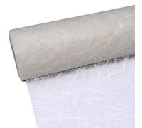Deko AS GmbH Chemin de Table Sizoweb - Rouleau de 25 m + 100 cœurs décoratifs gratuits (20 cm de Large, en Blanc)