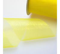 Deko AS GmbH Cristal Organza Jaune - 70 mm de Largeur - Rouleau 25 m - 40070 de 10 R 70