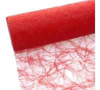 Deko AS GmbH Ruban de Table Rouge Vif Poils sizo 60 cm Rouleau 25 Mètres - 60-600-25-034