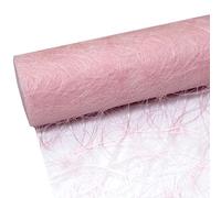 Deko AS GmbH Sizoweb 64 033-R 200 Chemin de Table Rose Pale, 20 cm, Rouleau de 25 m