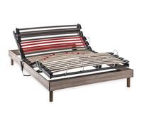 DEKO DREAM Ensemble matelas+sommier relaxation électrique COMFORT Dreamzone - 140x200 cm - Matelas ressorts ensachés
