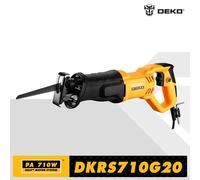 DEKO nouveau DKRS710G20 710W scie électrique scie alternative avec lames de scie scie sauteuse outils de tronçonneuse pour le bois bricolage outils électriques DKRS710G20