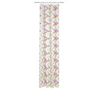 Deko Trend Montana 6236780 36 Rideau à Patte Polyester Blanc/Lilas/Vert/Turquoise 245 x 140 x 245 cm