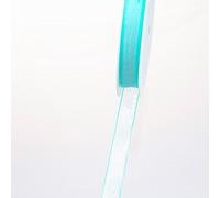 Deko und Band 53736 - Ruban d'organza avec webkante - 15 mm 50 m Col. 72 Turquoise - 53736-15-50-72