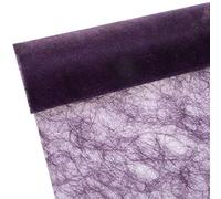 Deko und Band Ruban de Table Aubergine sizo Flor 7,9 cm Rouleau 50 Mètres - 60-79-50-023