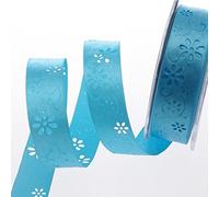 Deko und Band 'Ruban décoratif Open Spring Flower - 40 mm - 20 m - Turquoise - 52140 75 de r 40