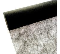 Deko und Band sizo Flor Ruban de Table Noir 7,9 cm Rouleau 50 Mètres 60 017 de r