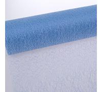 Deko und Band Toile d'araignée - Chemin de Table - Maille - 30 cm - Bleu - Rouleau de 25 m - 67 015 R 300