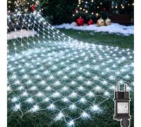 Dekofun 3x2M 200 LED Filet Lumineux Extérieur avec Prise, Blanc Froid | Fonction minuterie, 8 modes lumineux variés et IP65 étanche, parfait pour jardin, chambre et décoration de Noël intérieur
