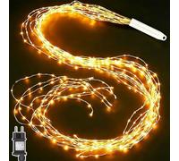 Dekofun Guirlande Lmineuse 2M 400 LED avec Transformateur, Timer, 8 Modes Lumineux Cascade Étanche Guirlande Lmineuse pour Chambre Table Murale Plantes Exterieur Intérieur Decoration - Blanc Chaud