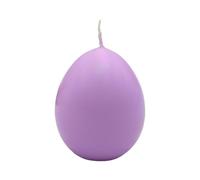 Dekohelden24 Bougie décorative XXL de qualité supérieure - en Forme d'œuf - en Cire - Violet Pastel - L x l x H : 8 x 8 x 12 cm - Taille XL