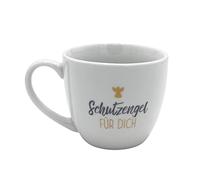 Dekohelden24 Maxi-XXL Tasse à café en Porcelaine Motif Ange Gardien pour toi 9,2 x 10,5 cm Capacité 400 ML Passe au Lave-Vaisselle 9,2 cm