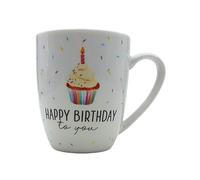 Dekohelden24 Mug en Porcelaine Inscription Happy Birthday Dimensions : 9,8 x 8,2 cm Capacité 250 ML Passe au Lave-Vaisselle 10 cm