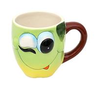 Dekohelden24 Tasse à café en céramique - Taille H : 9 x 12 cm - Vert - 222277-B