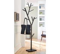 Dekoleidenschaft Porte-manteaux en forme d'arbre en métal, noir, hauteur 180 cm, porte-manteau debout, porte-manteau de couloir debout