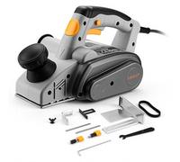 DEKOPRO Rabot Electrique 800W Largeur de Rabot 82 mm, Raboteuse Bois 16000 RPM Profondeur de Rabotage 3 mm, pour le Bricolage et le Travail du Bois