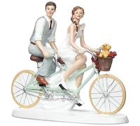 Dekora - 305068 Figurine pour gâteau du mariage, Blanc, 16x18cm